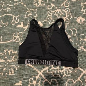 Black Forever 21 mesh sports bra